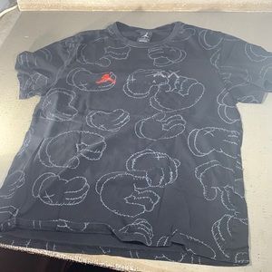 Jordan brand x KAWS collab tee shirt all o…